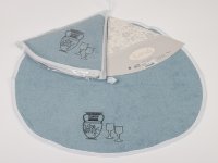 Салфетка махровая KARNA BELLA  голубая 50xQ 505/CHAR002 
